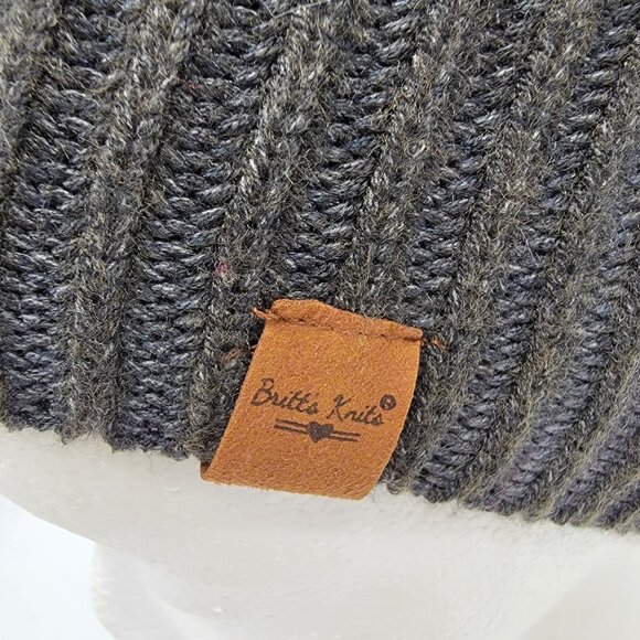 Britts Knits Girls Ski Cap Knit Double Dip Ombre Beanie Hat - Picture 2 of 5